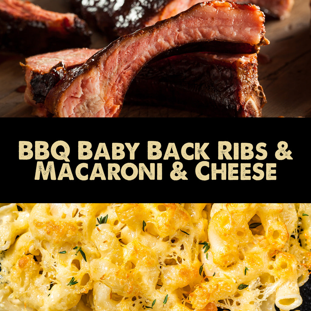BBQ Baby Back Ribs with Mac & Cheese – The Meat House Market