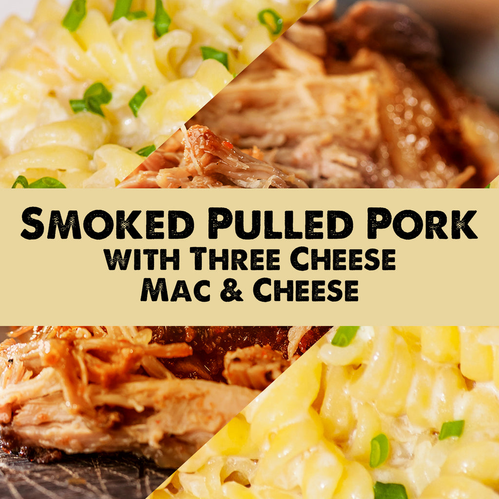 Smoked Pulled Pork with Mac & Cheese The Meat House Market