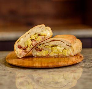 Grocery Bacon & Egg Stromboli - A Casa