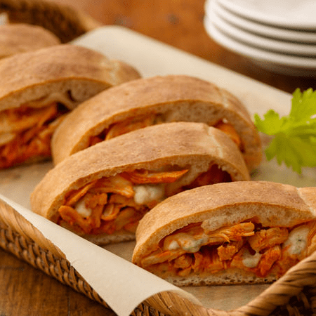 Grocery Buffalo Chicken Stromboli - A Casa